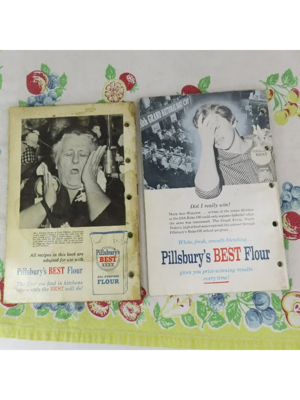 10th and 11th Grand National Pillsbury Bake-Off Cookbooks Booklets Lot of 2